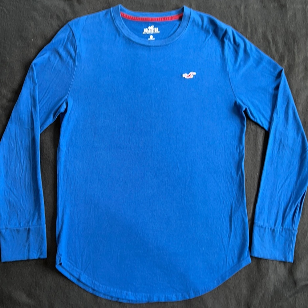 Hollister long sleeve tee - royal blue